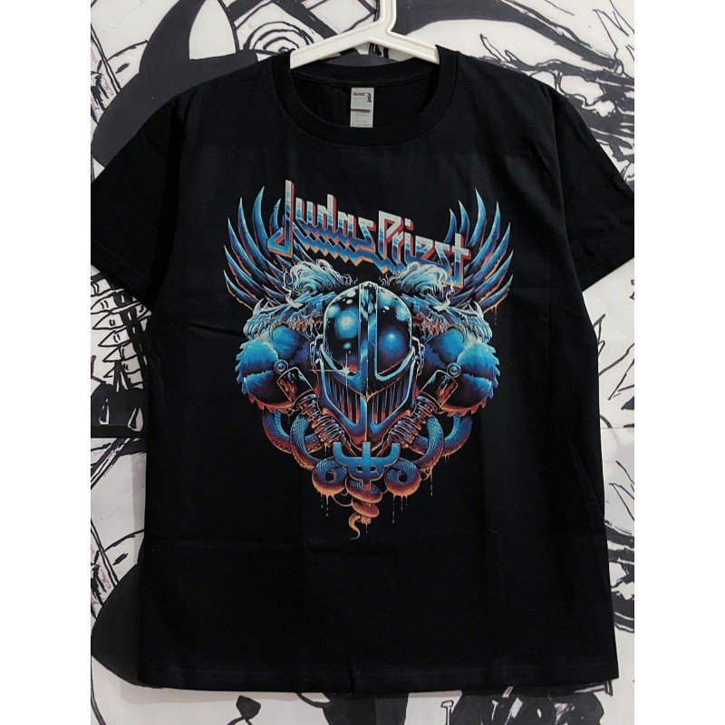 Band Saint Judas Judas Heavy Metal สินค้า Judas Rock 2025 ผู้ชายผู้หญิง Priest เสื้อยืดใหม่ยุโรปอเมร
