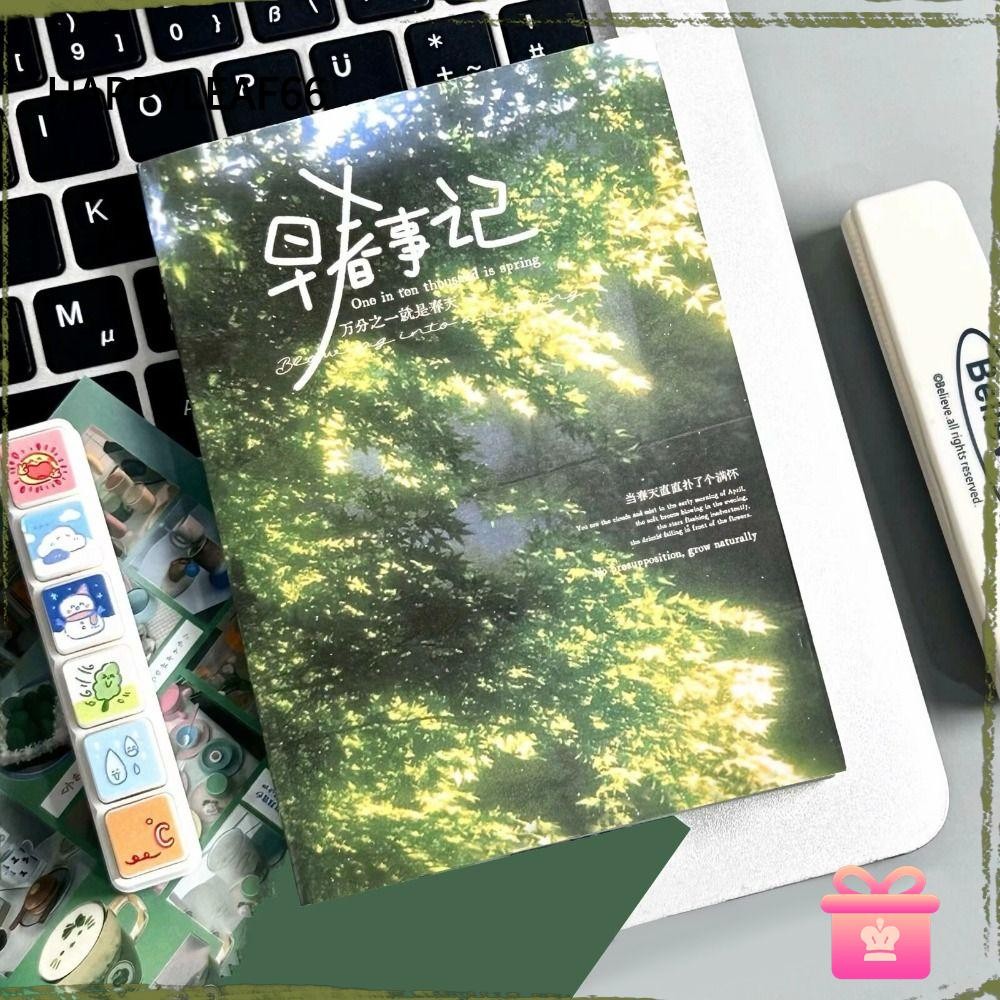 HAPPYLEAF66 Y2K สติกเกอร์หนังสือ, 24 หน้าน่ารักออกแบบสติกเกอร์ตกแต่ง, Creative ที่ถอดออกได้ Kawaii Retro สไตล์ Scrapbooking สติกเกอร์