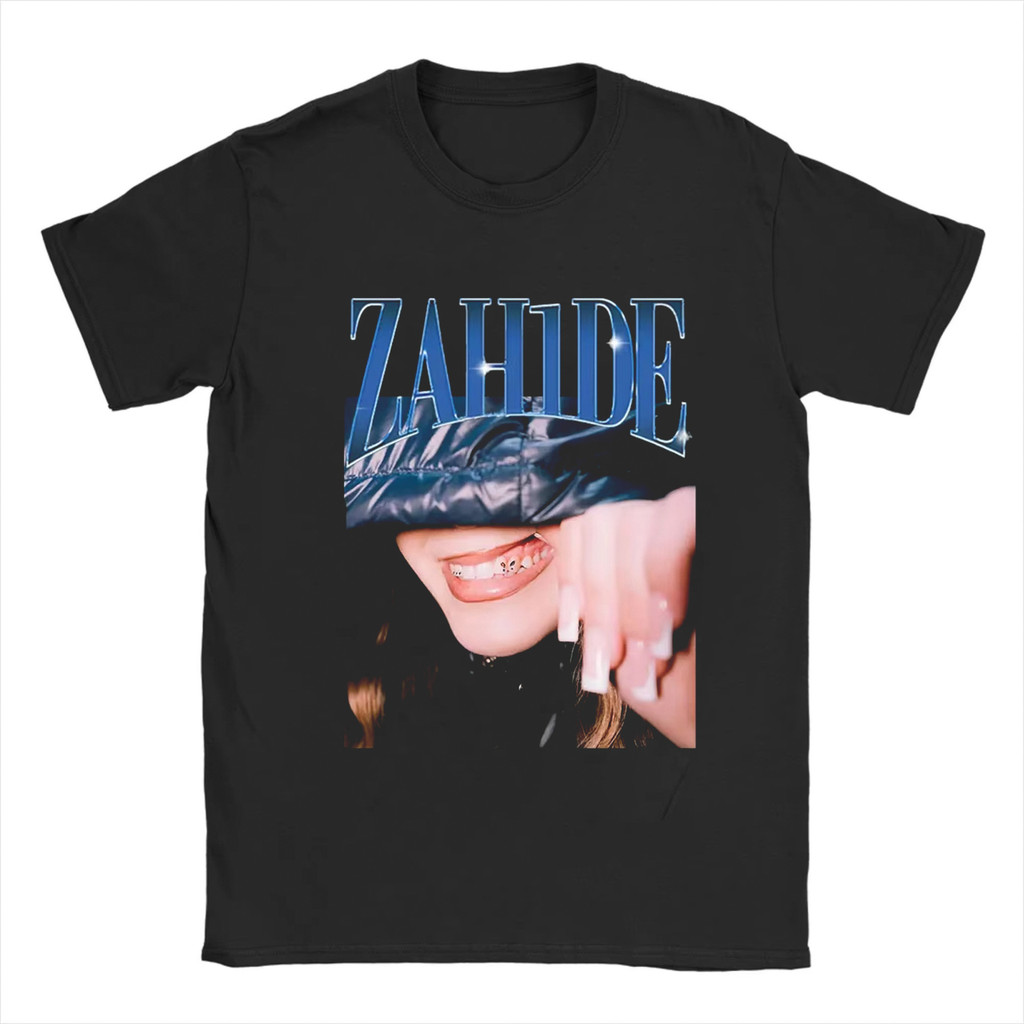 เสื้อยืดผู้หญิงสไตล์นักร้อง ฤดูร้อนฮิปฮอป Zahide Ins X Sam 4HSA