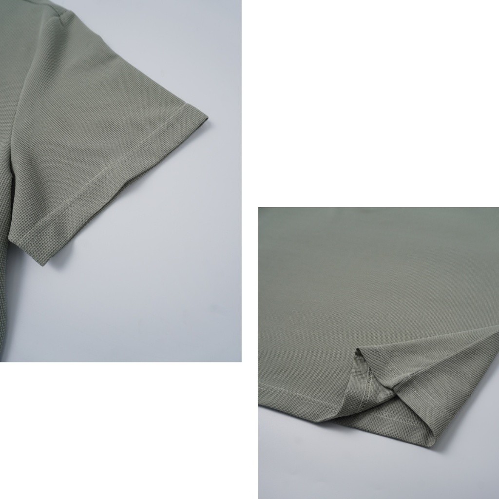 B&R เสื้อโปโลแฟชั่น สีล้วน ปักโลโก้ ระบายอากาศได้ดีใส่สบาย ฤดูร้อนเย็น เรียบง่ายแมทช์ง่าย ขอแนะนำให้ซื้อขนาดที่ใหญ่กว่า - รูปที่ 3