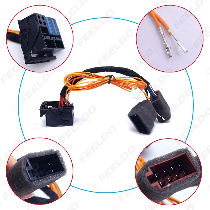 เหมาะสําหรับ Volkswagen RNS510/315 RCD510 CD Machine Adapter Cable CAN Gateway Cable Protocol Cable 