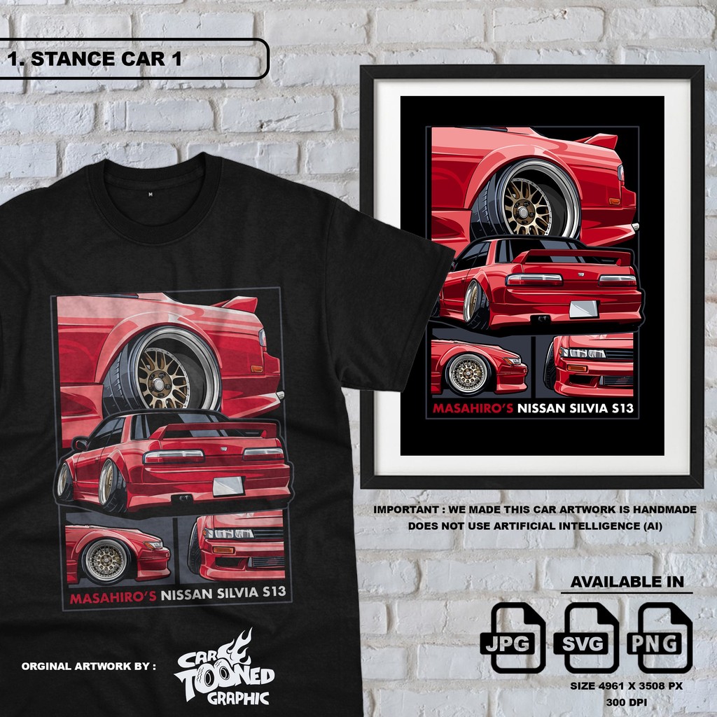 เสื้อยืด Nissan Silvia S13 เสื้อผ้าไมโครไฟเบอร์