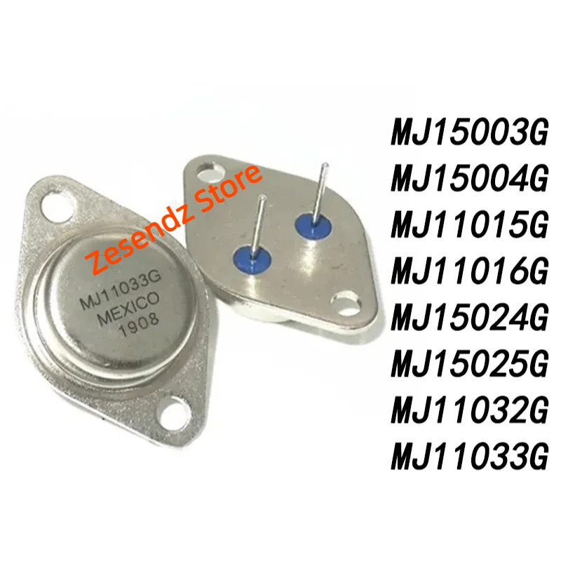 2 ชิ้น/แบทช์ MJ11032G MJ11033G MJ15024G MJ15025G MJ15003G MJ15004G MJ11015G MJ11016G TO-3 MJ11015 MJ