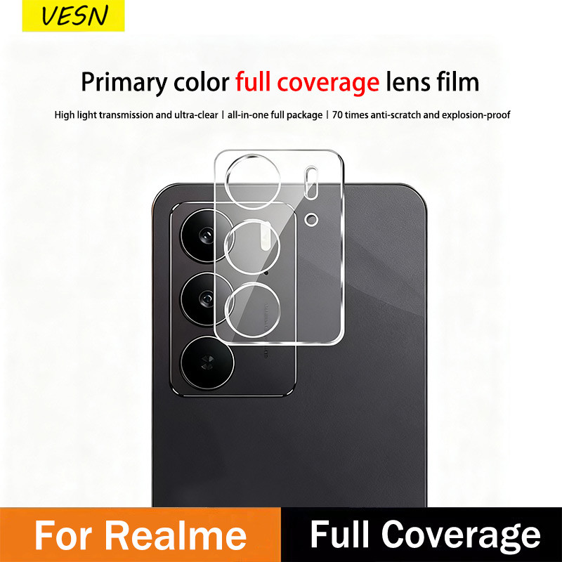 ตัวป้องกันเลนส์กล้องแบบเต็มรูปแบบสำหรับ Realme C75 C75x C73 C71 C67 C65 C63 C61 C55 C53 C51 C35 C30 