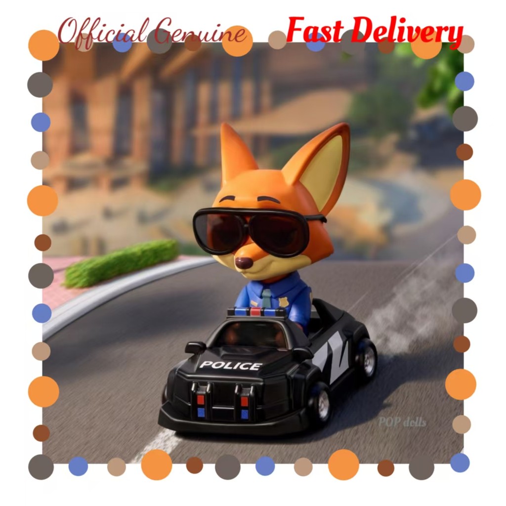 ของแท้ MINISO Disney Zootopia Dudu Fun Travel Blind Box Gift Model