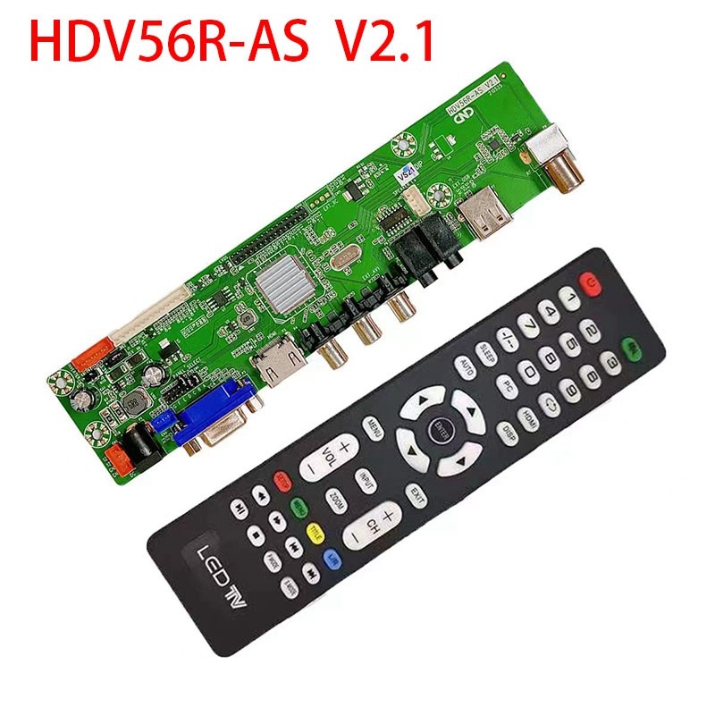 H HDV56U-AS V2.1 Driver-ฟรีเหมาะสําหรับT.HU6710.03 C LCDเมนบอร์ดหมวกกระโดดปรับหน้าจออ้างอิง