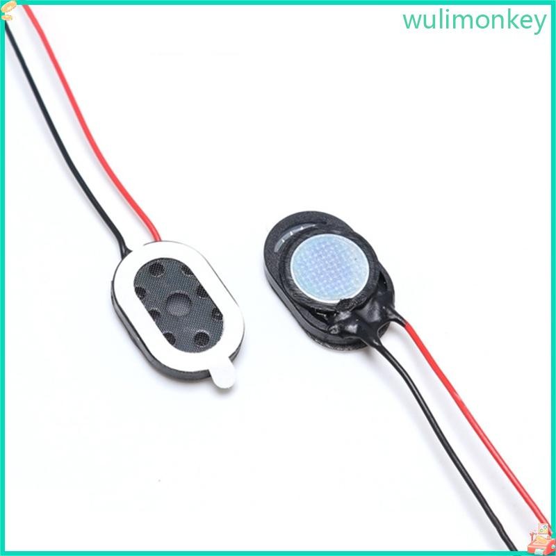 WU 2x ลําโพงรูปไข่ 1510 1015 8Ω 1W8R มินิแท็บเล็ตคอมพิวเตอร์แบบมีสายอุปกรณ์เสริม DIY