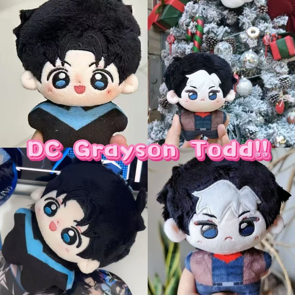 10 ซม.DC Greyson Todd ของเล่นตุ๊กตา Nightwing Jason Todd ตุ๊กตาผ้าฝ้ายของขวัญวันเกิดคริสต์มาสของขวัญ