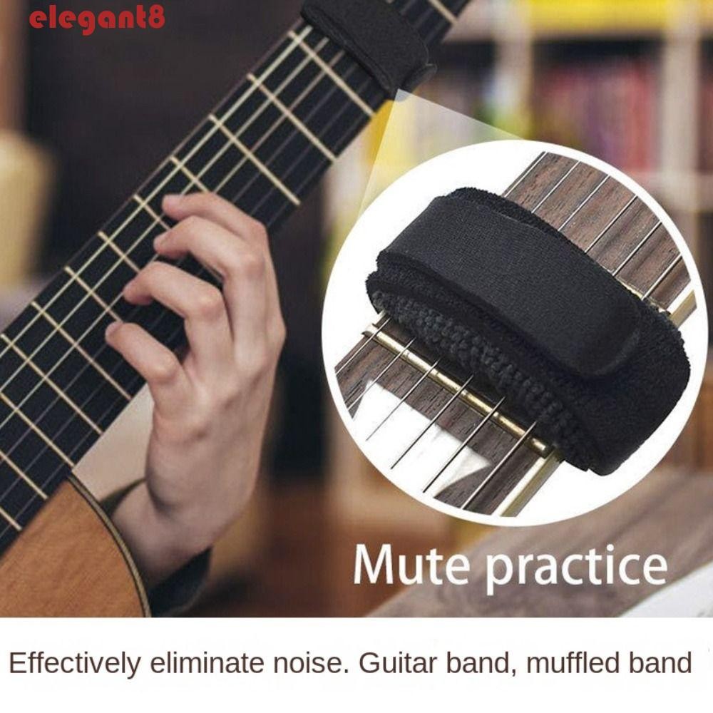 ELEGANT Fret Wrap, ติดตั้งง่ายกําจัดเสียงรบกวนกีตาร์ Soundproofing เทป, กีตาร์ Fret Wrap Plush Guard