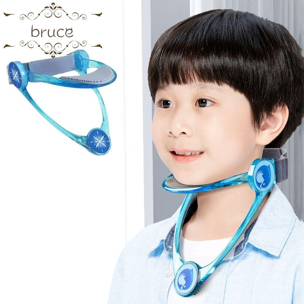 วงเล็บพยุงคอ BRUCE จาก PC + TPU ปรับได้ 360 องศา ลดอาการหลังค่อม นวดและยืดคอ