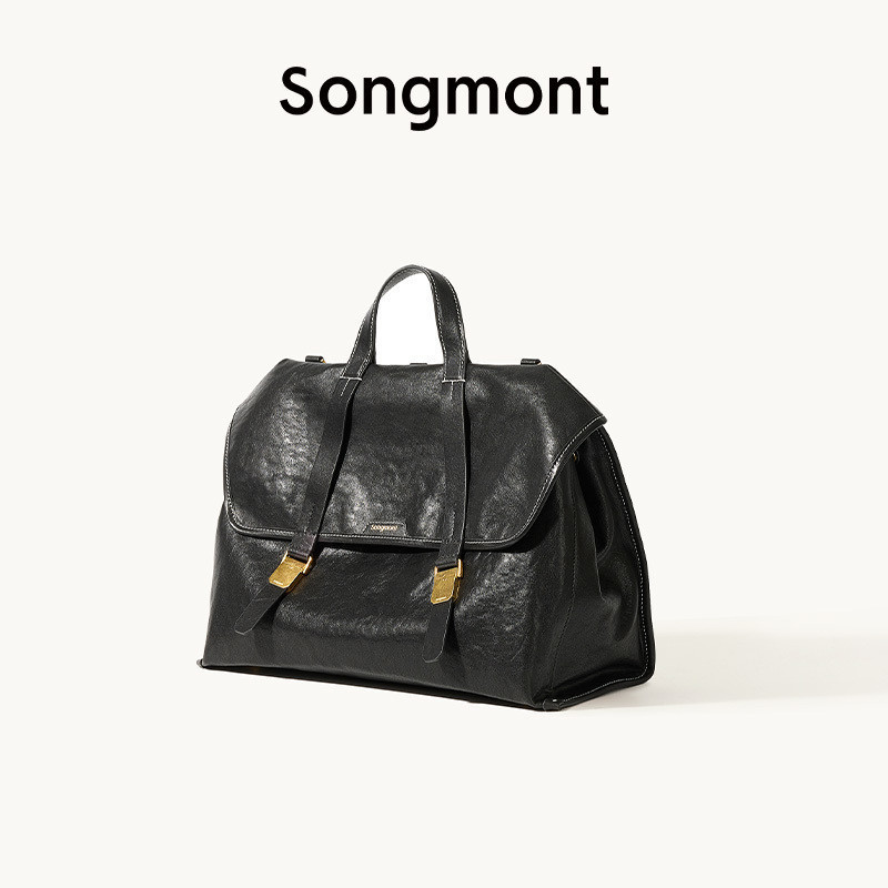 ต้นฉบับของเรา Songshan Series Retro ผักหนังฟอกกระเป๋าเอกสาร Travel ปฏิทิน Props กระเป๋าสะพาย