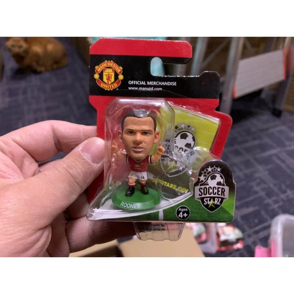 Soccerstarz แมนเชสเตอร์ ยูไนเต็ด เสื้อฟุตบอล ตุ๊กตา Star Rooney Home Card Pack