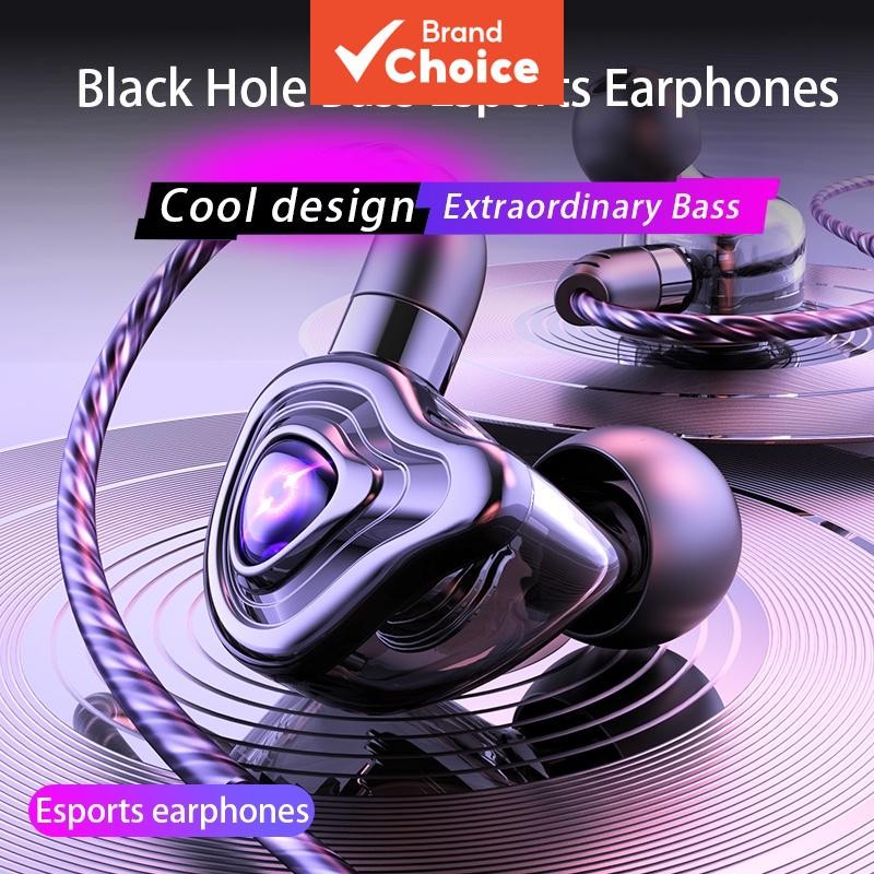 SPRISE S20 3.5 มม.หูฟังมืออาชีพสําหรับเล่นเกม 9D รอบทิศทางเบสเสียงยกเลิกไฮไฟสเตอริโอชุดหูฟังเพลงหูฟังเกม