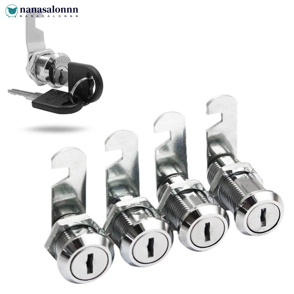 NANASALONNN Universal Cam ล็อคพร้อมปุ่มกล่องจดหมายตู้เก็บเอกสารลิ้นชักกล่องเครื่องมือไฟฟ้ากล่อง Latc