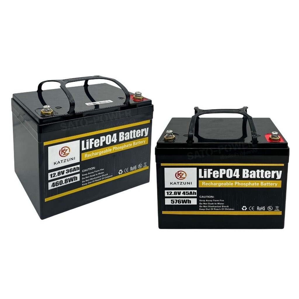 KATZUNI LiFePo4 Battery | KZ-12.8V-36Ah | KZ-12.8V-45Ah | แบตเตอรี่ฟอสเฟตแบบชาร์จไฟได้
