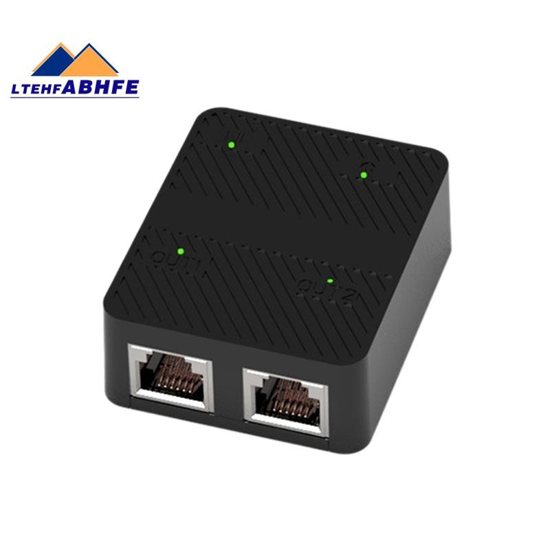 [ขายร้อน L]2 พอร์ต 100Mbps Network Switch RJ45 Network Cable Splitter Extender 2 Way Adapter Connect