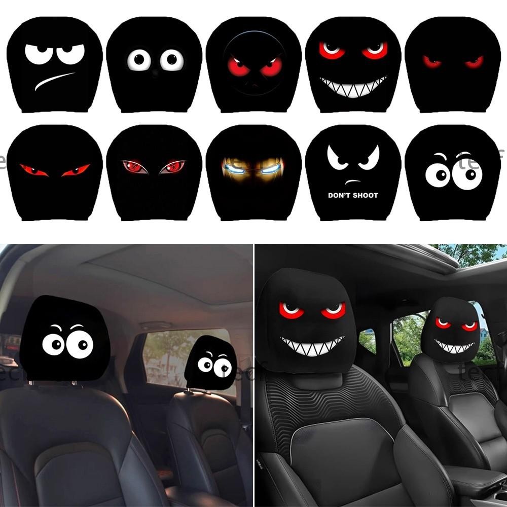 เทค ผ้าคลุมเบาะรถยนต์,ที่หุ้มเบาะรถยนต์ระบายอากาศสากล,บุคลิกภาพฝุ่นยืดหยุ่นหมอนรองศีรษะเบาะรถยนต์ฮาโลวีน