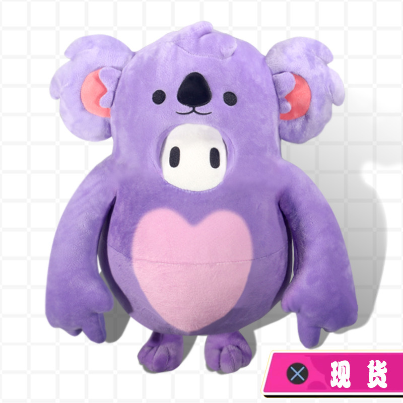 Fall Guys Jellyfish steam Merchanded Plush Toy Little Panda Doll Koala Doll คู่ Ragdoll