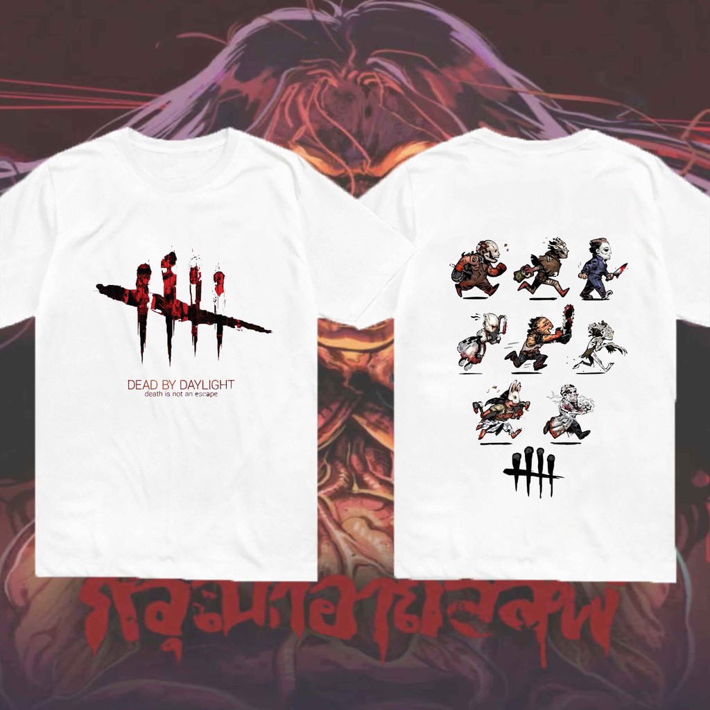 Dead by Daylight Horror Escape Tee | เสื้อยืดผู้ใหญ่ เกมหนีตายสุดฮิต ลายสยองขวัญแฟนเก็บ