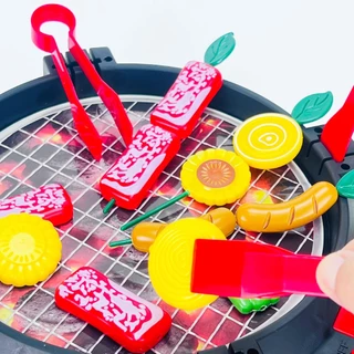 ของเล่นจำลองเตาปิ้งย่างบาร์บีคิว ชุดของเล่นบาร์บีคิว มีเสียงมีไฟ CA070520