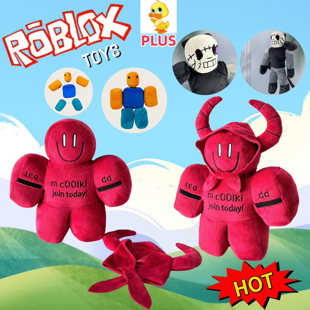 พลัส✨โรบ็อกซ์ ของเล่น✨ใหม่ Forsaken Coolkid ของเล่นตุ๊กตา Forsaken Slasher Plushie ตุ๊กตาสนุกที่ถอดอ
