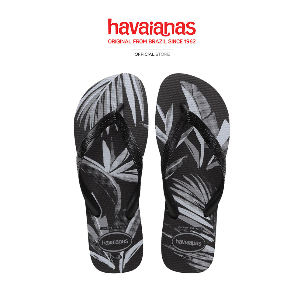 HAVAIANAS รองเท้าแตะ Top Aloha Flip Flops BLACK 41113551103M_H4BLGY