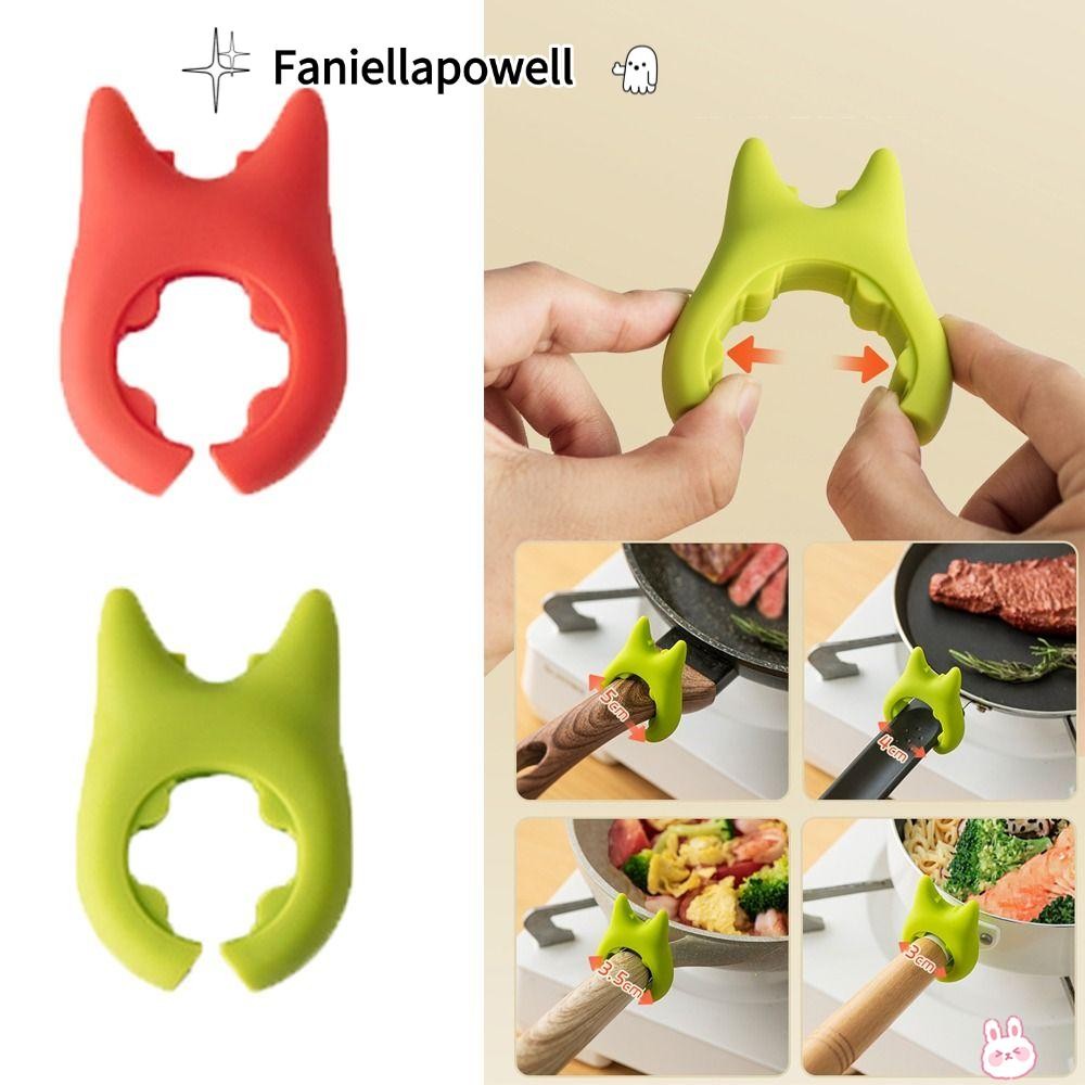 FANIELLAPOWELL Pan Side Scoop Clamp, Anti-scalding อุปกรณ์ทําอาหารช้อน Scoop Holder, ทนความร้อน Home Gadgets พลั่วแก้ไขคลิปครัวเครื่องมือในครัวเรือน