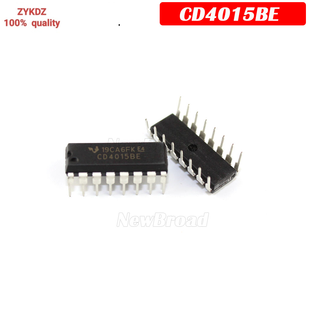10PCS CD4015BE DIP16 CD4015 DIP 4015BE DIP-16 IC ใหม่และต้นฉบับ