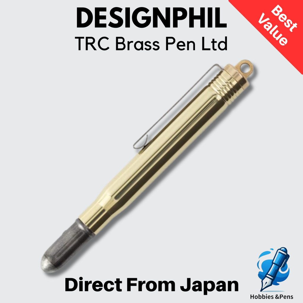 DESIGNPHIL Midori TRC Brass Ballpoint Pen Solid Brass Limited Edition with Card 36726006