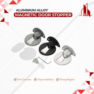 FIXA  Penahan Pintu Magnet Door Stopper Anti Collision Otomatis Stainless