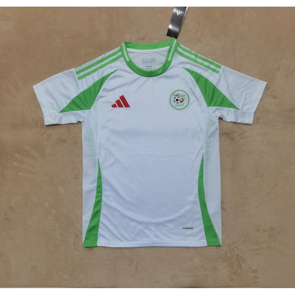 2425 Algeria Home S~4XL/เสื้อกีฬา/Quick-Drying Jersey/เสื้อยืดกีฬา