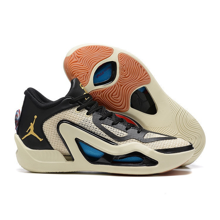 Jordan tum 1 "barbershop" กะทิ/ทอง/ดํา dx5571-180