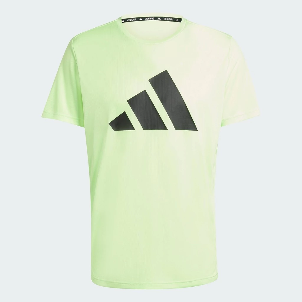 adidas วิ่ง เสื้อยืด Run It ผู้ชาย สีเขียว IN0078