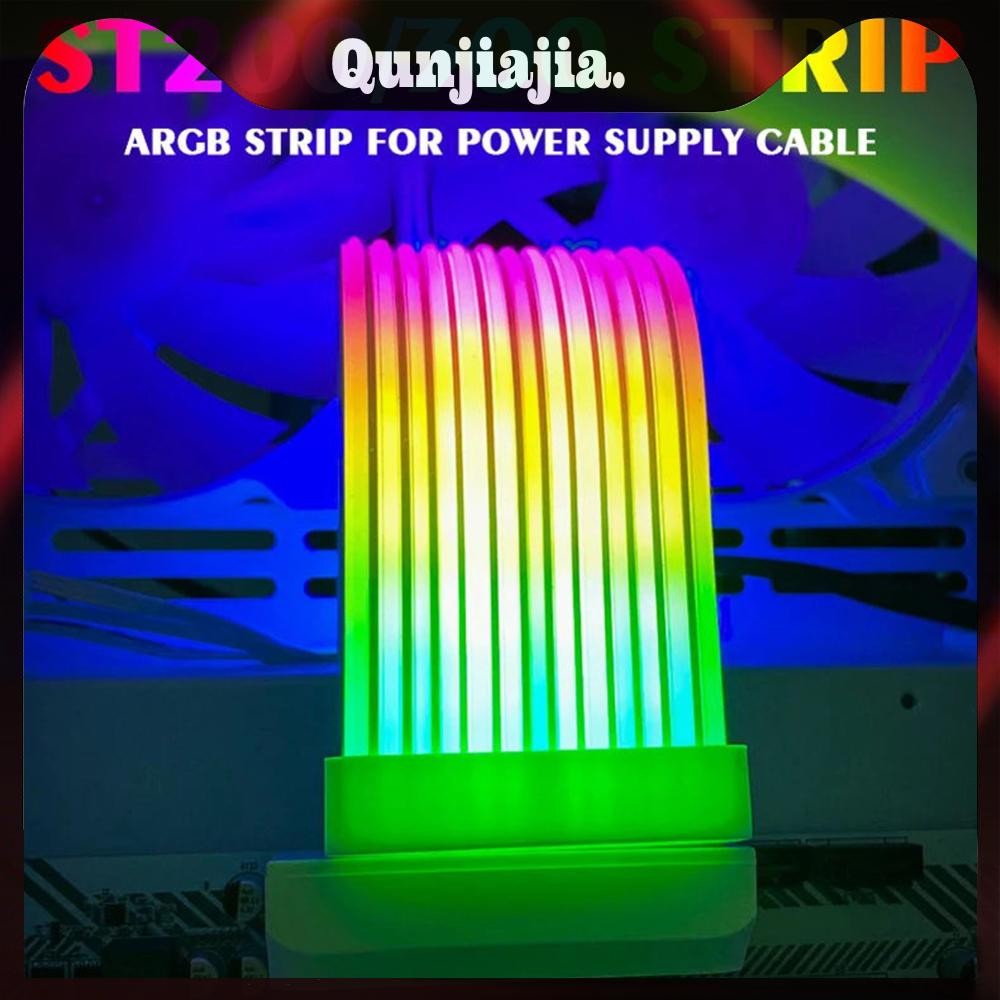 จัดส่งในกรุงเทพฯ 5V 3Pin ARGB Sync PC Cables 24Pin PSU RGB Cable Extensions แถบไฟ LED