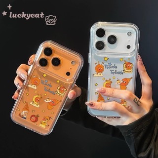 ใช้งานร่วมกับ iPhone 17 16 15 14 13 12 11 Pro Max X XR XS Max 7 8 Plus SE2020 เคสโทรศัพท์น่ารักดาวสีเหลืองและเด็ก Clear Soft ฝาหลัง