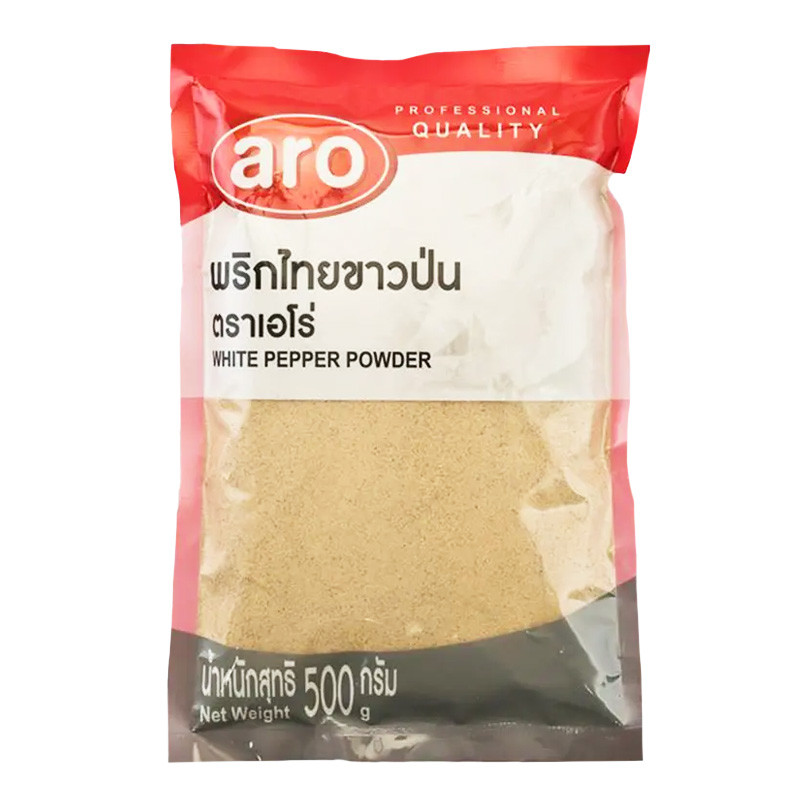 เอโร่ พริกไทยป่น 500 ก. (ARO Ground White Pepper 500 g)