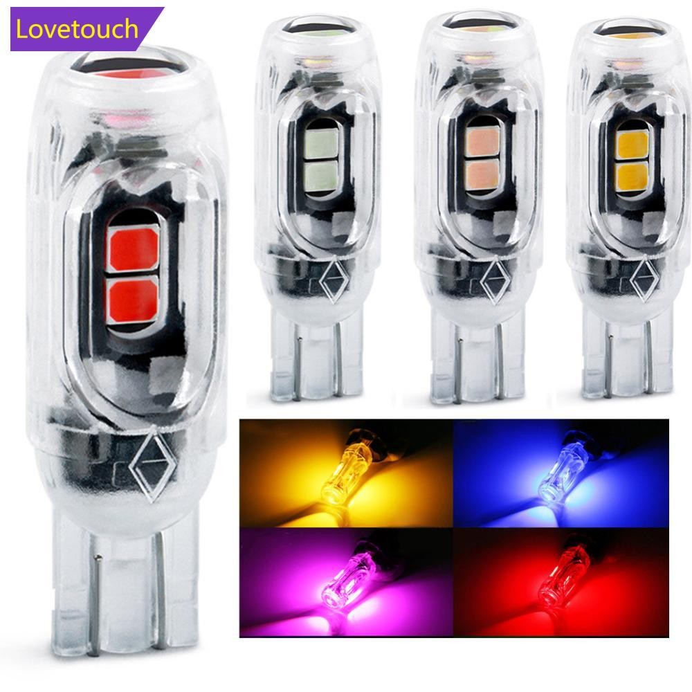 LOVETOUCH 4PCS T10 รถรถจักรยานยนต์ไฟเลี้ยว LED สัญญาณ Canbus 5SMD Beacon Gap Light วันขับรถอ่านป้ายท