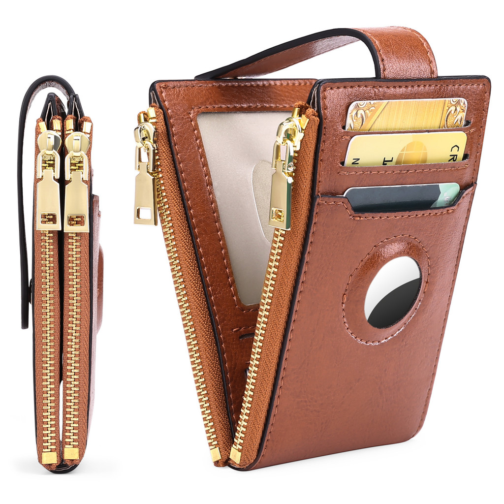 2025 Slim Bi-Fold Cardholder หนัง RFID Blocking กระเป๋าสตางค์ผู้หญิง, Multi-Functional USD Billfold,