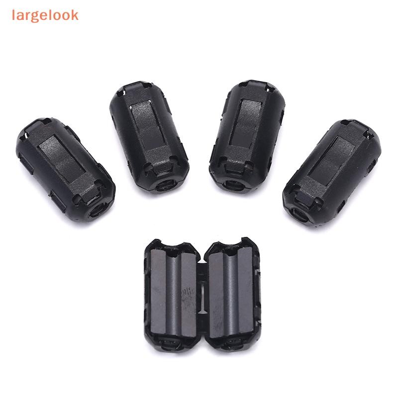 [largelook] 5 ชิ้น 3.5 มม. รองรับเสียงรบกวน EMI RFI คลิป Choke Ferrite Core Cable Filter ck