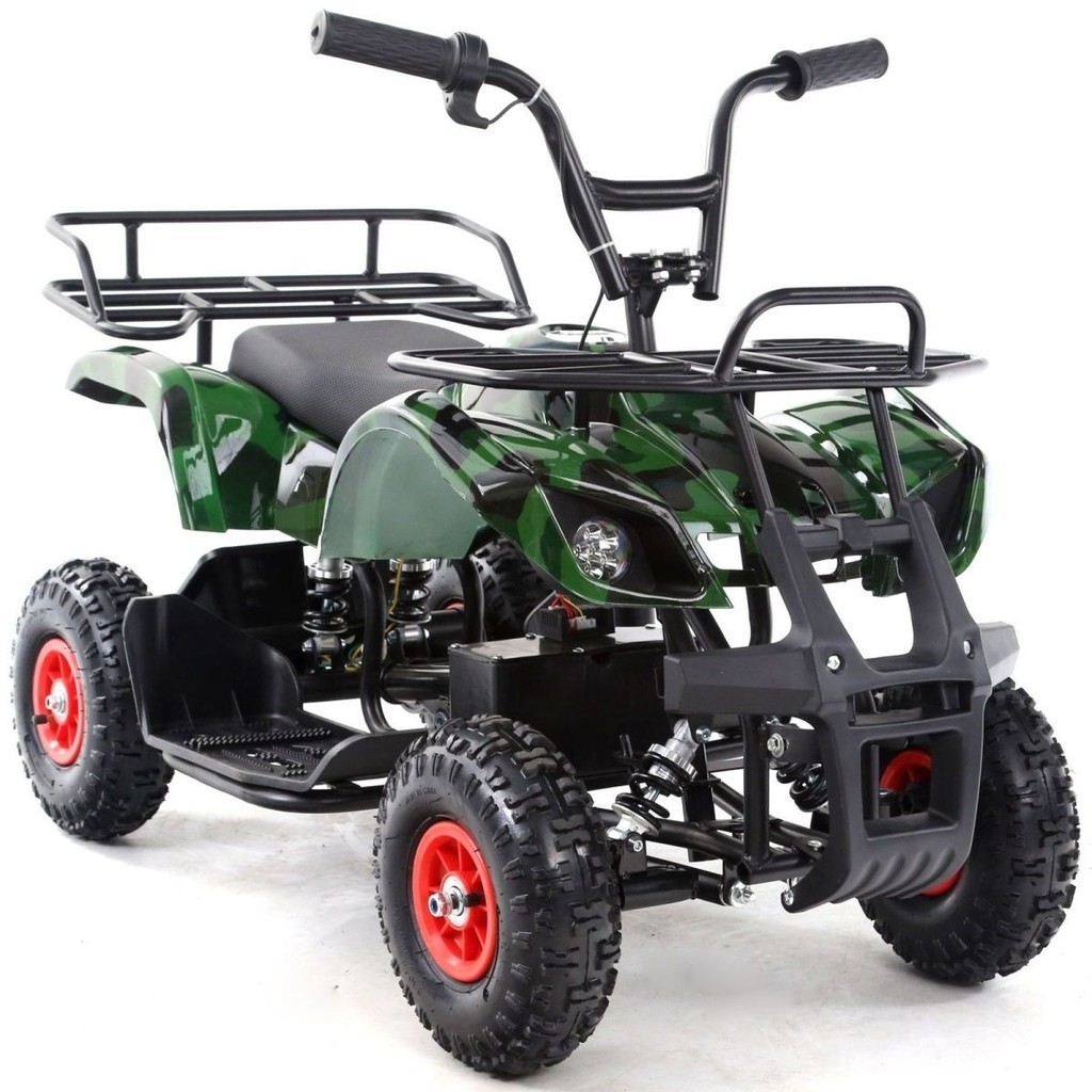 รถของเล่นไฟฟ้าใหม่สำหรับเด็ก รถออฟโรด รถ ATV รถของเล่นสี่ล้อ โครงท่อเหล็ก ชาร์จไฟได้