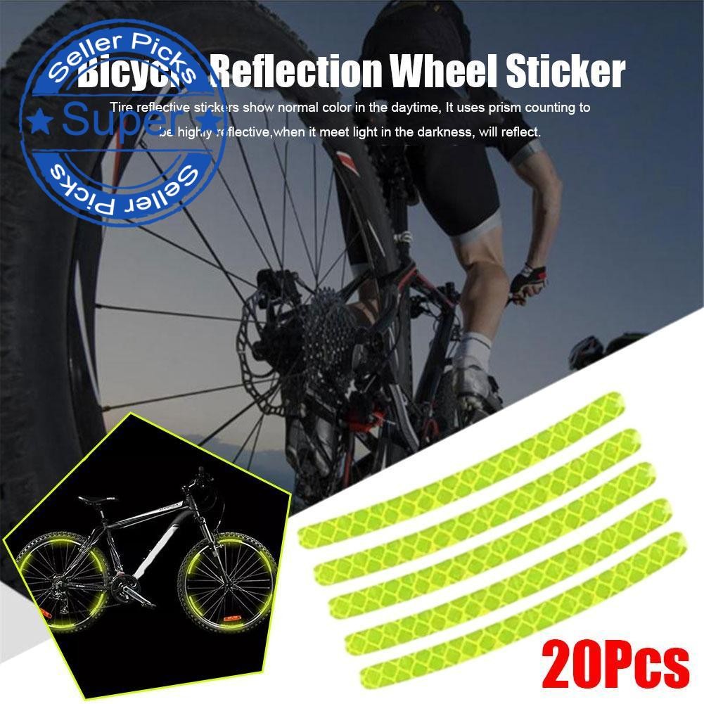 NINI Night Safety Warning Strip รถจักรยานยนต์ Auto Wheel Reflector สติกเกอร์ Decals Hub P8l3 NINI