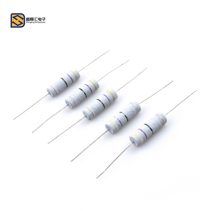 พลังงาน 1W2W3W5W ตัวต้านทานฟิล์มคาร์บอน 1K2K2.2K3K3.3K4.7K5.6K8.2K9.1K