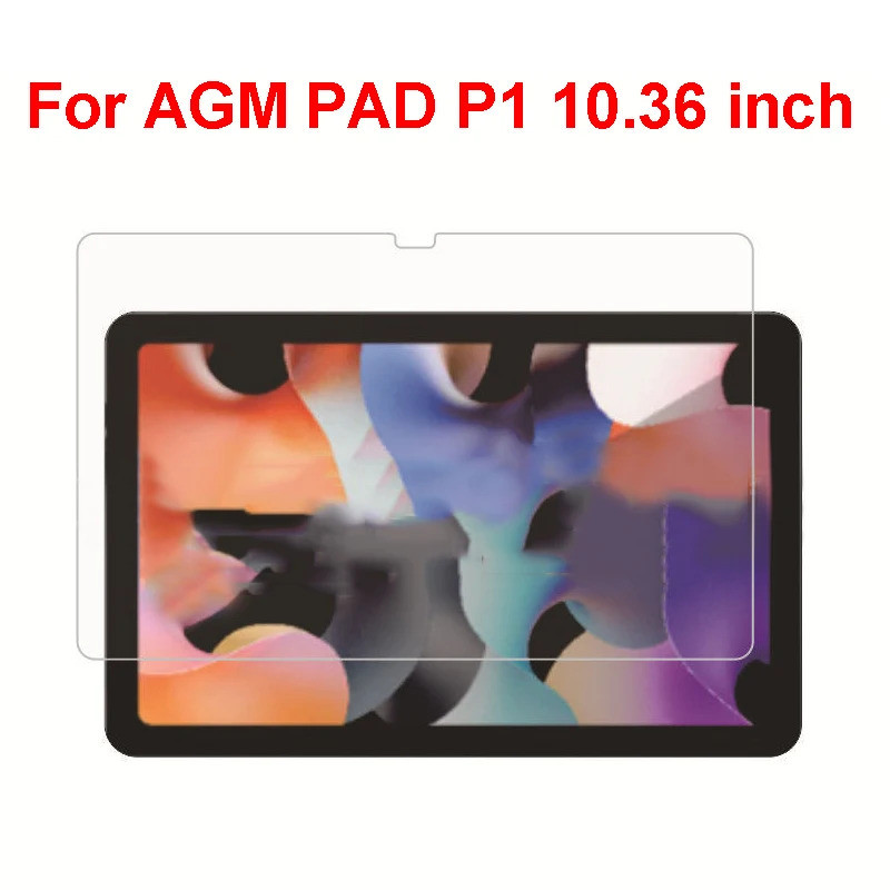 9H ฟิล์มกระจกนิรภัยใสปกป้องหน้าจอสําหรับ AGM PAD P1 10.36 นิ้วแท็บเล็ตหน้าจอด้านหน้าป้องกัน HD ฟิล์ม
