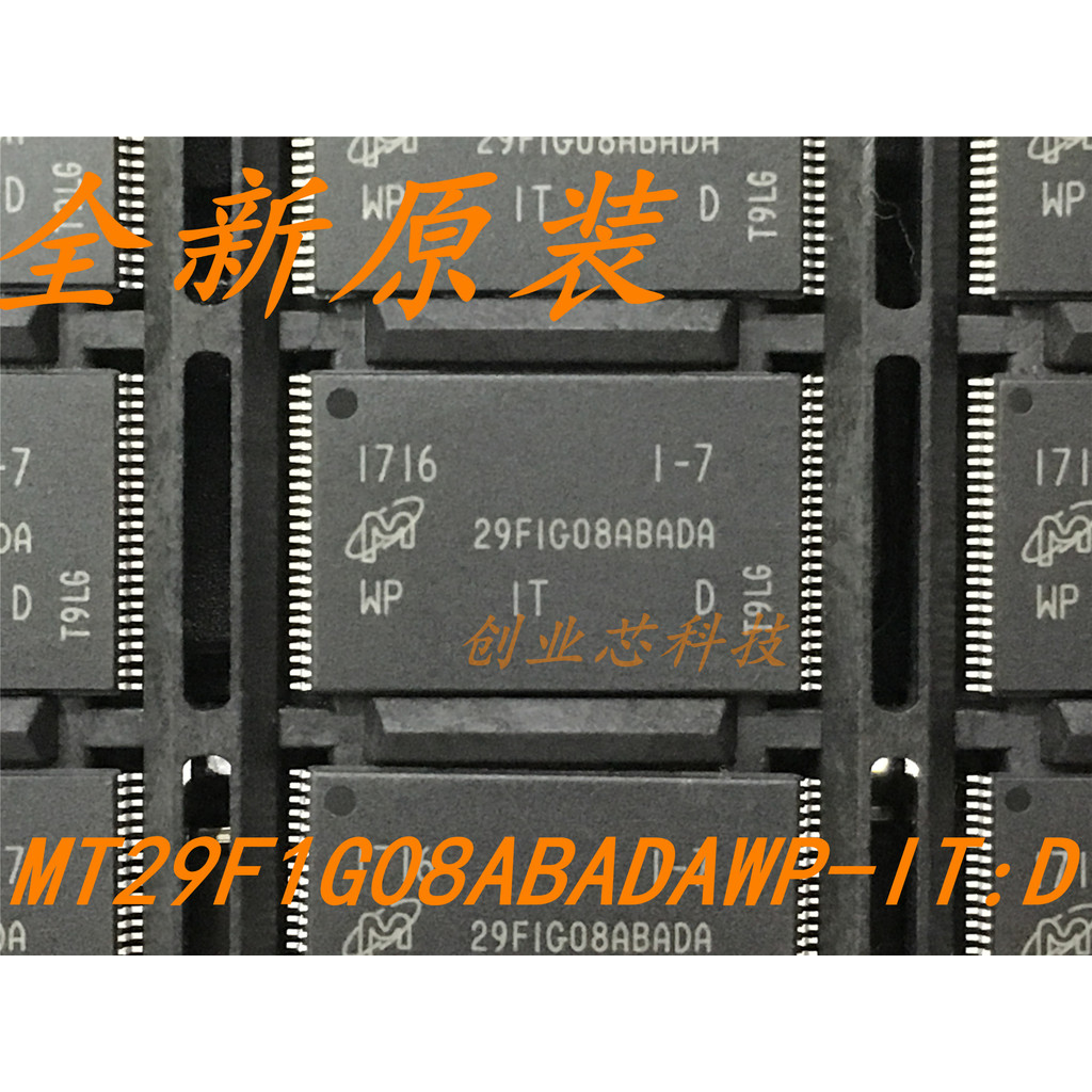 Magnesium ยี่ห้อใหม่ MT29F1G08ABADAWP-IT: D หน่วยความจําแฟลช TSOP48 ชิป MT29F1G08ABA