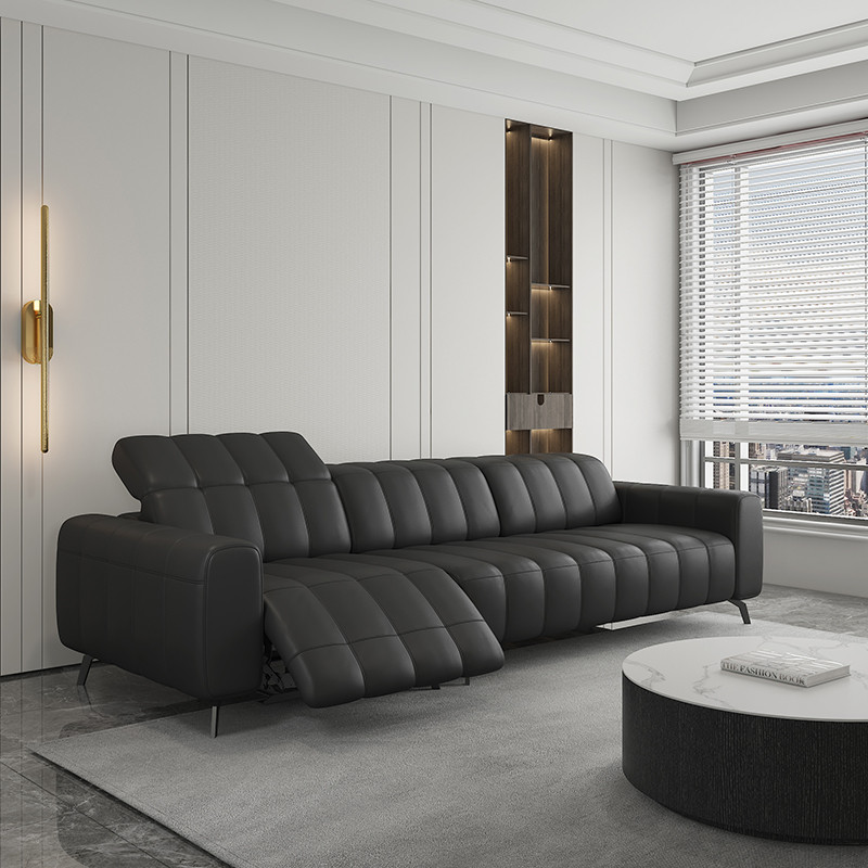 Zhuruiyi Dison Natuz โซฟาหนังแท้เมฆขนาดเล็กฟังก์ชั่นไฟฟ้าโซฟา Caterpillar