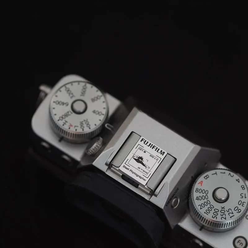 กล้องร้อนรองเท้าโลหะกล้องตกแต่งสําหรับ Canon 1DX2 RP R6 Fujifilm X100V XT5 Nikon Z9 Z8 Olympus Sony 