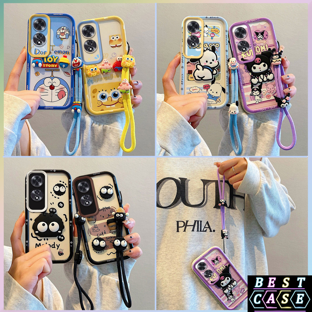 เคส OPPO A60 เคสเข้ากันได้กับการ์ตูนสุดเท่สามมิติรูปตุ๊กตาเคส นุ่มน่ารัก TY-TYGZ