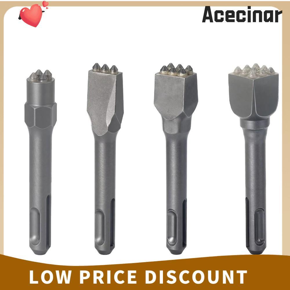 ACECINAR หัวบูชคอนกรีตไฟฟ้า, 3/4/6/9 ฟันค้อนไฟฟ้าสิ่วเจาะสิ่วดอกไม้, ความคิดสร้างสรรค์รอบจับหัวบูชคอนกรีตสําหรับ SDS-PLUS