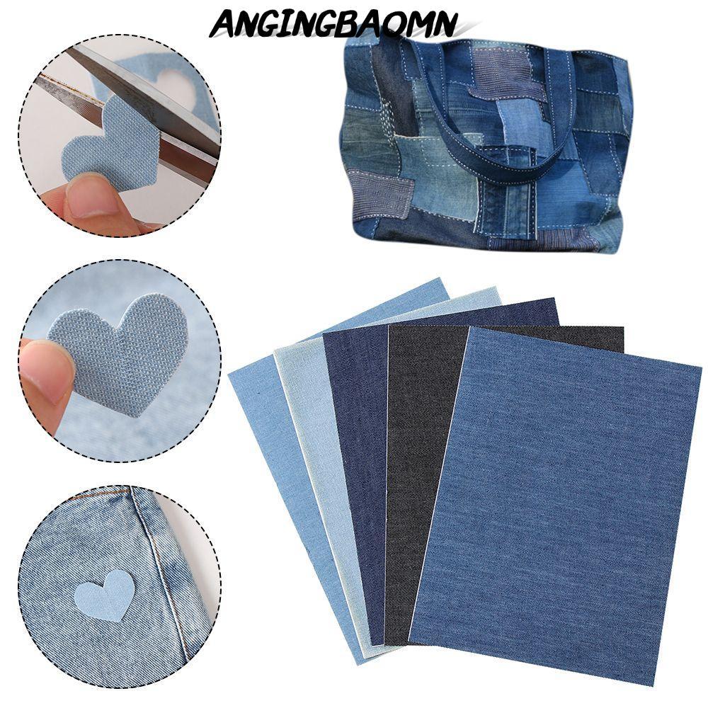 ANGINGBAOMN แพทช์ซ่อมกางเกงยีนส์ DIY Craft Self-กาว Art เย็บอุปกรณ์เสริม Iron On Patch
