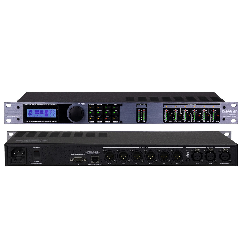 Great texture ขายส่งคุณภาพดี Dbx DriveRack 260 2 X 6 สัญญาณเสียงสําหรับ 2 X 6 ลําโพงระบบการจัดการพร้